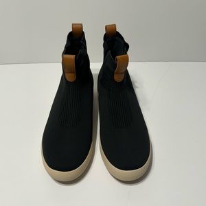 Vessi Weekend Chelsea Sneaker Asphalt Black On Off White Size M12 Brand New